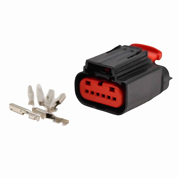 Conector 6 Vias ETE4357 TBI Ford Fusion - Cód.12734