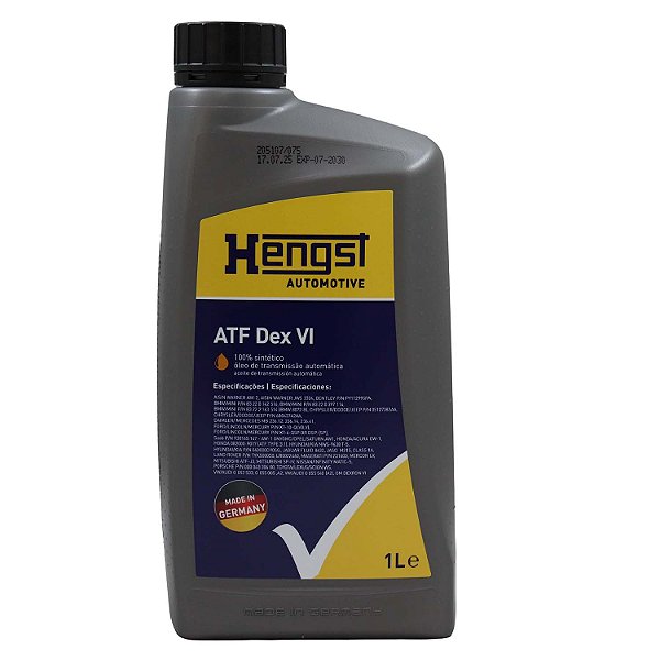 Oleo Cambio Autom. Hengst ATF Dex VI 1l - Cód.13631