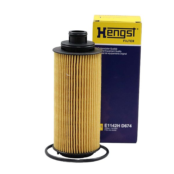 Filtro de Óleo Hengst E1142H D674 GM S10 2.8 - Cód.13653