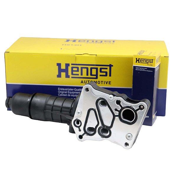 Módulo Filtro de Óleo Hengst H814H Mercedes C200 - Cód.13708