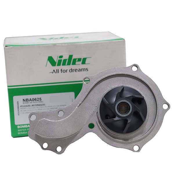 Bomba de Água Nidec NBA0625 VW Gol 1.6 - Cód.13732