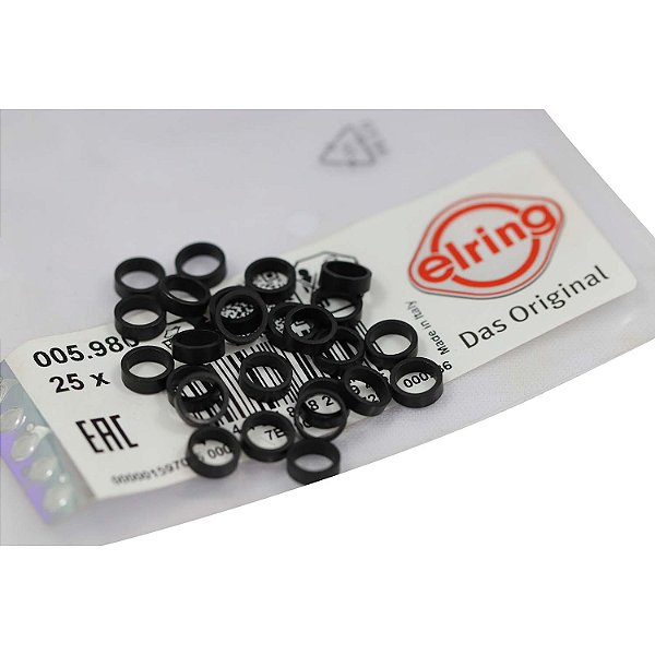 Kit Aneis do Injetor Elring 005.980 Audi A6, Q5 - Cód.14163