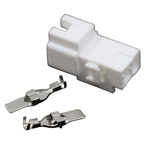 Conector 2 vias ETE8372 Macho com Terminal 7.8mm - Cód.14308