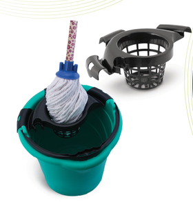 KIT BALDE 12 LITROS C/ ESPREMEDOR +  BRUXINHA C/ CABO