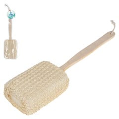 ESPONJA P/ BANHO COM CABO DE MADEIRA