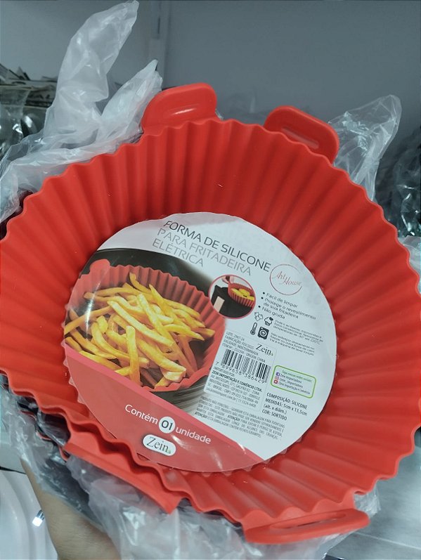 FORMA DE SILICONE P/ FRITADEIRA ELÉTRICA - 1 UNIDADE