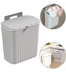 LIXEIRA SUSPENSA PENDURAVEL C/ TAMPA RETRATIL