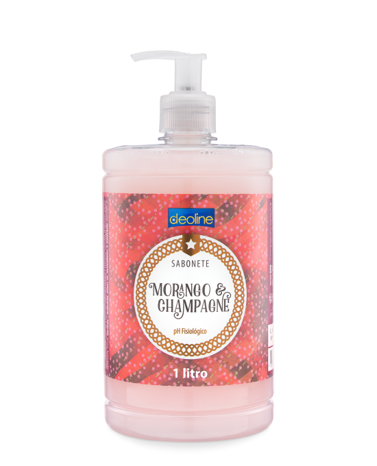 Sabonete Liquido 1L - Premisse Linha Requinte - Morango e Champanhe