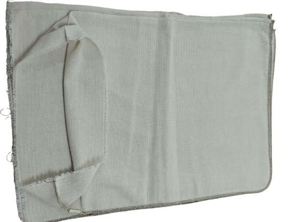 PANO DE CHÃO CRU - SACARIA DUPLA - 100% ALGODÃO - 50X68 CM - KIT COM 10 UNIDADES