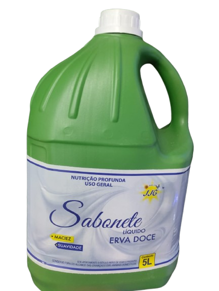 SABONETE LIQUIDO ERVA DOCE 5 LT - SUAVIDADE E MACIEZ