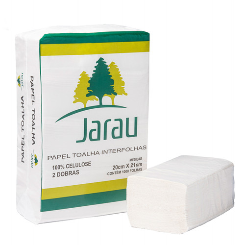 Papel Toalha Interfolha 1000 folhas 20x21cm