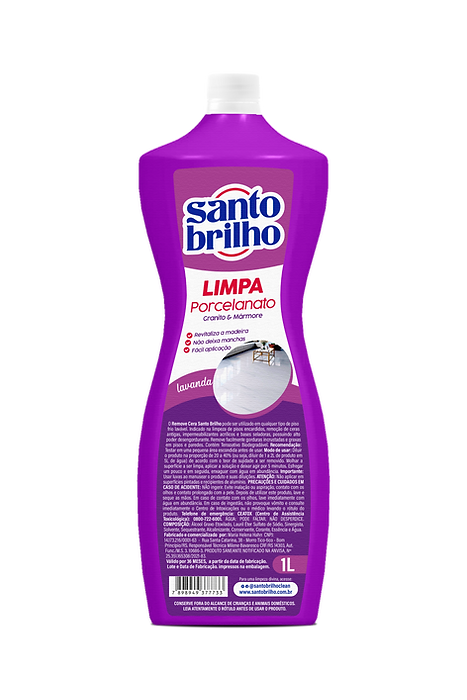 Limpa Porcelanato Santo Brilho 1L Lavanda