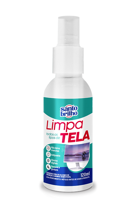 Limpa Tela 120 ml Santo Brilho