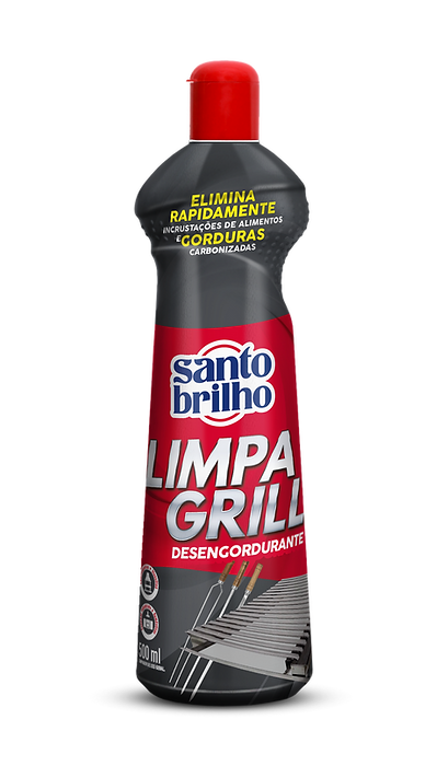 Limpa Grill Desengordurante Santo Brilho 500ml