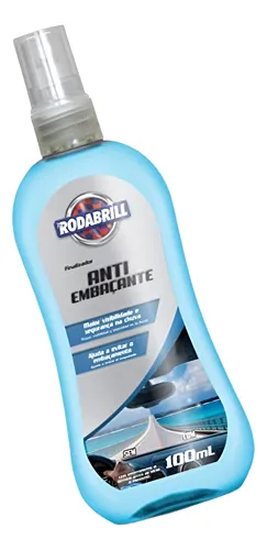 Limpa Vidro Antiembaçante Automotivo 100ml Rodabrill
