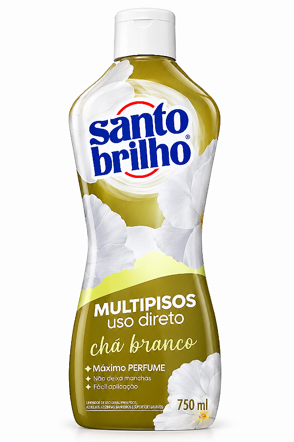 Multipisos Santo Brilho Chá Branco 750ml
