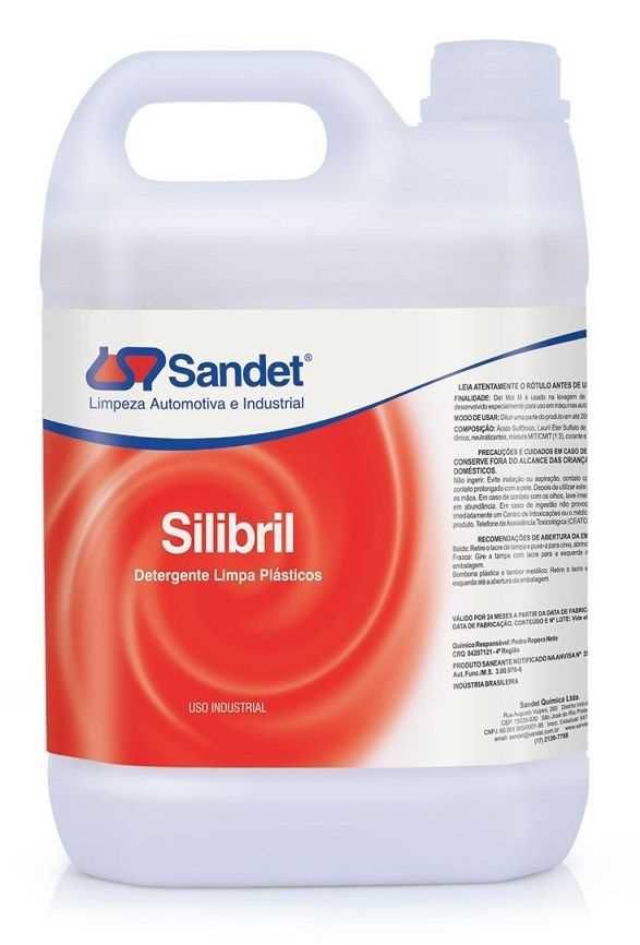 Silicone Silibril 5lt Limpa Plastico - Sandet