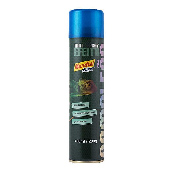 Tinta Spray 400ml Mundial Prime Camaleao Azul