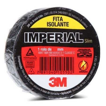 Kit Com 10 Fita Isolante 18mmx5m - 3m