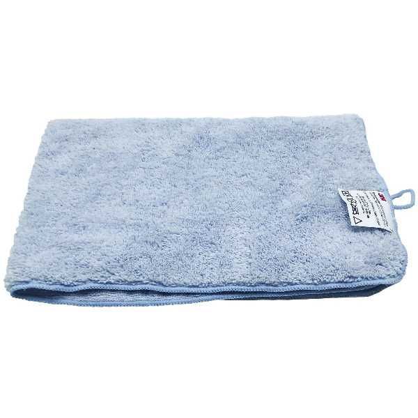 Kit Com 3 Flanela Microfibra Azul 40x60cm - 3m