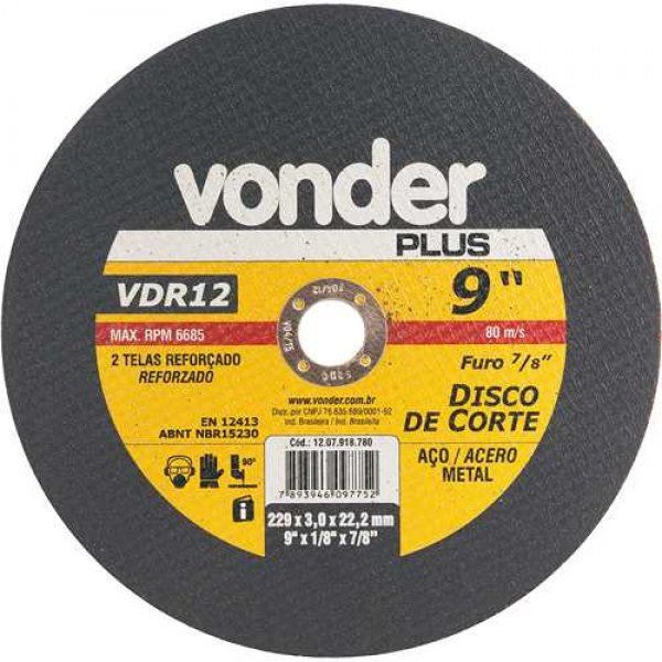 Disco Corte 230,0x3,2x22,23 Vdr12 Vdplus - Vonder
