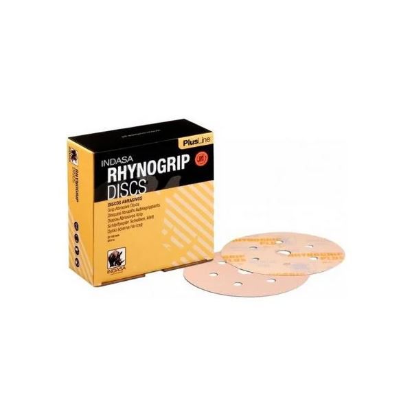 Kit Com 50 Disco De Lixa D150 6f Rhynogrip Plus P800 - Indasa