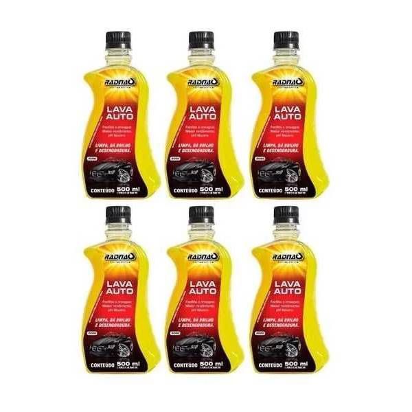 Kit Com 12 Shampoo Lava Autos 500ml - Radnaq