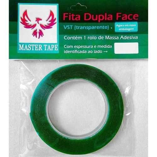 Fita Dupla Face Transp. 12x5m - Master Tape