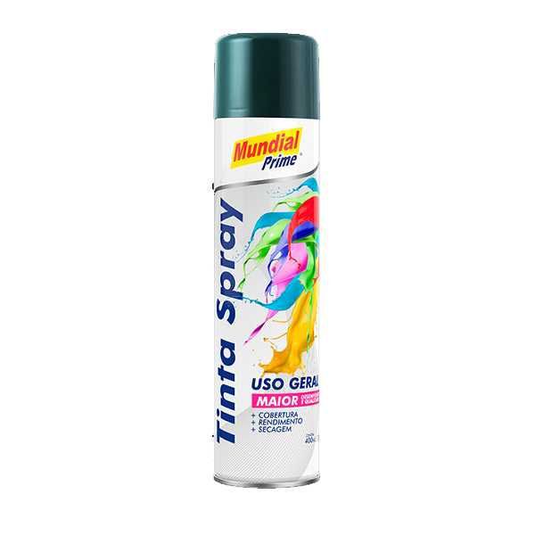 Tinta Spray 400ml Mundial Prime Ug Verde Escuro