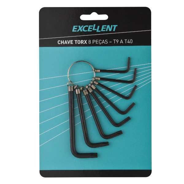 Jogo Chave Torx C/8 Pcs Argola 6oc - Excellent