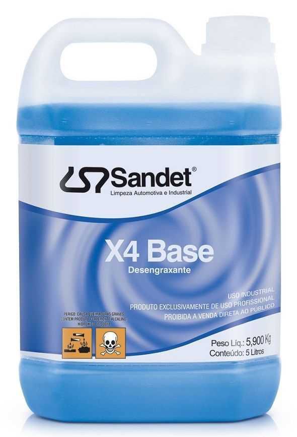 Desengraxante X4 Base 5l - Sandet