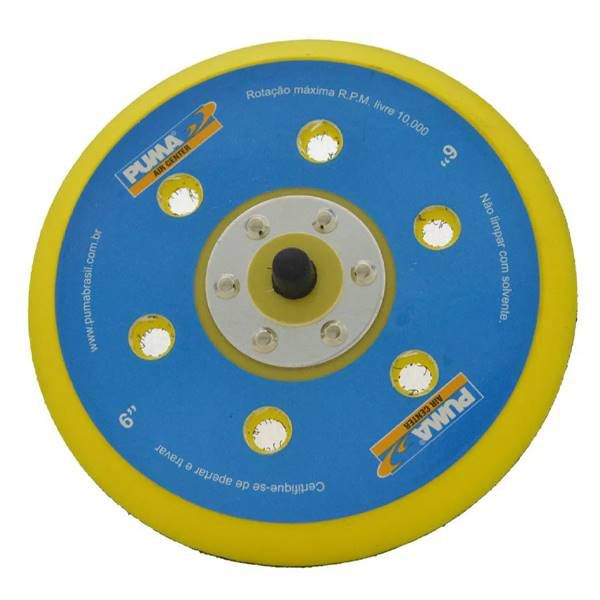 Disco C/ Velcro Para Lixadeira 6 Pol At7006adc - Puma