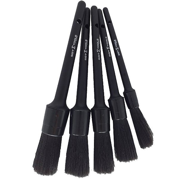 Kit 5 Pinceis Macios Detalhamento Interno - Sigmatools