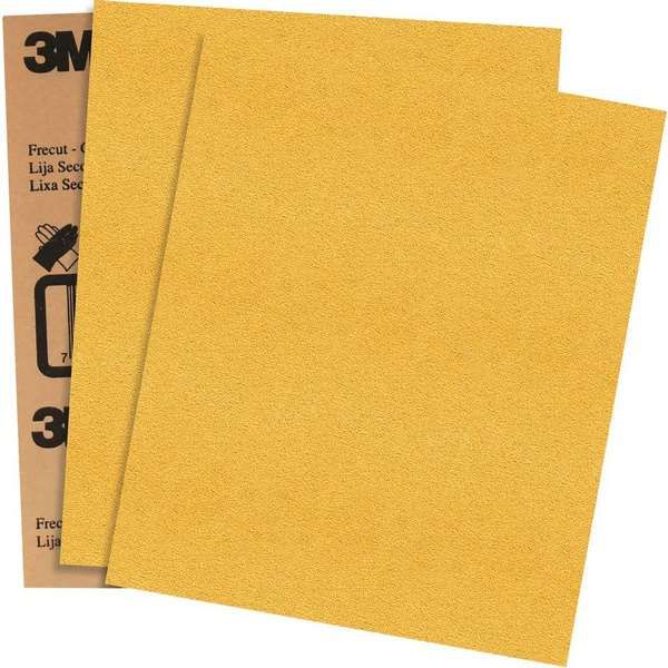KIT COM 50 FOLHAS DE LIXA OURO 600 - 3M