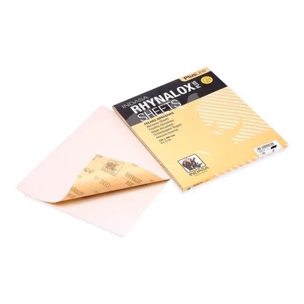 Kit Com 100 Folhas Lixa P40 Seco Rhynalox Plus - Indasa