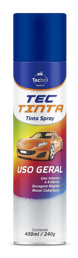 Tinta Spray Tectinta Azul Escuro 400ml - Tecbril