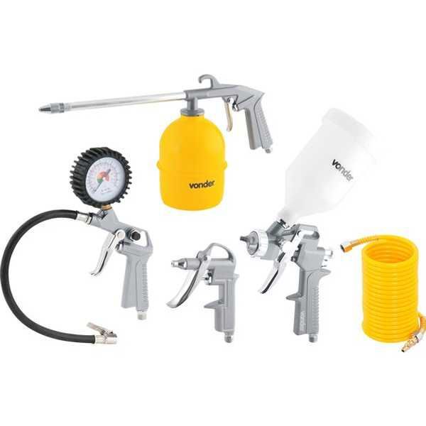 Acessorios Para Compressores Kit Pistolas Acv500 - Vonder