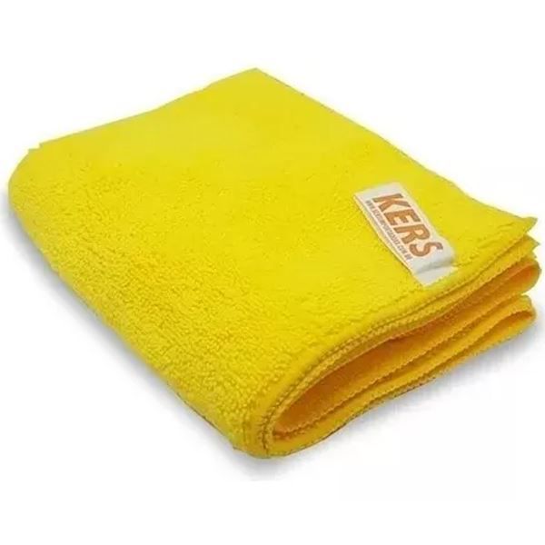Kit Com 10 Flanela Microfibra 40x60cm 360gsm Premium Ii - Kers