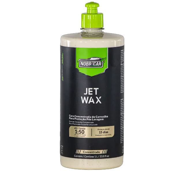 Jet Wax 1l Cera Automotiva Liquida Concentrada Pintura Vidro