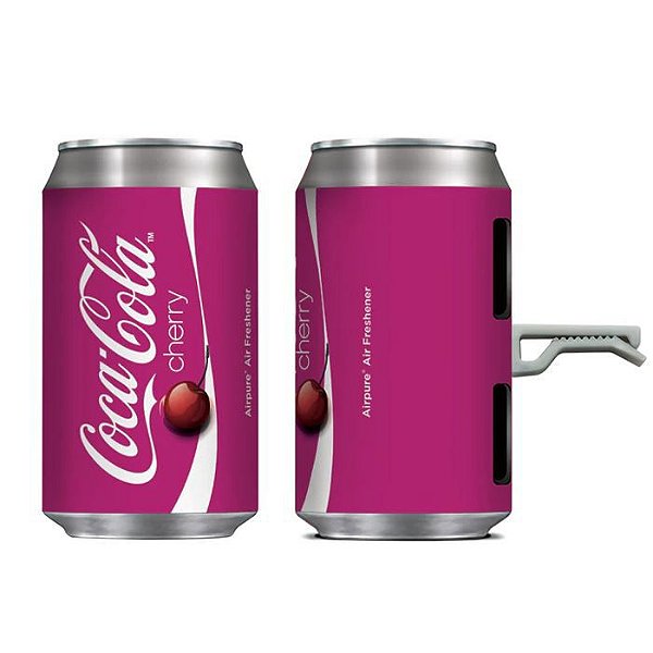 Aromatizante Coca Cola Cherry Cereja Lata 3d Air Clip