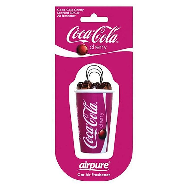 Aromatizante Odorizante Coca Cola Cherry Cereja Copo 3d Cup