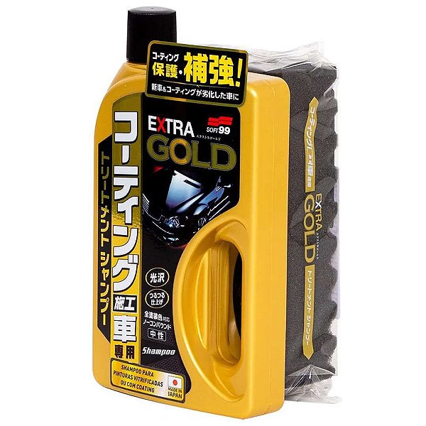 Shampoo Extra Gold Para Pinturas Vitrificadas 750ml Soft99