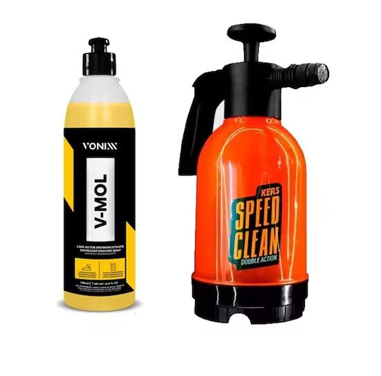 Kit Pulverizador 2l Double Action Kers + Vmol 500ml Vonixx