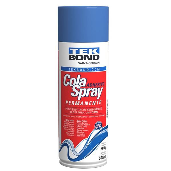 Cola Spray Permanente 305g/500ml Tekbond 1636000305