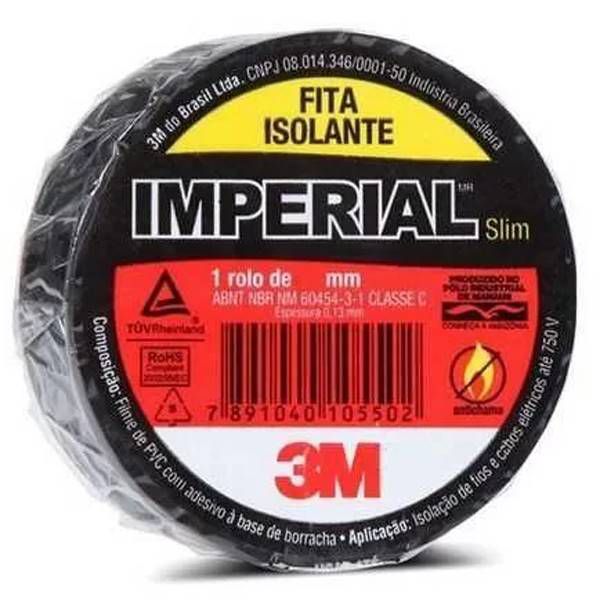 Kit Com 100 Fita Isolante 18x5m - 3m