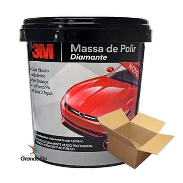 Kit Com 12 Massa De Polir Diamante 1kg - 3m