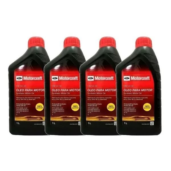Kit Com 4 Oleo Ford 5w30 Sintetico Litro - Motorcraft