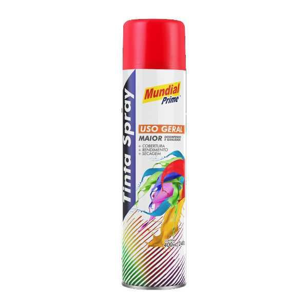 Tinta Spray 400ml Mundial Prime Ug Vermelho