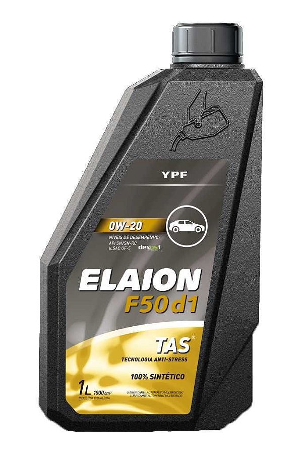 Kit Com 4 Oleo F50di 0w20 Sintetico Tas - Ypf Elaion