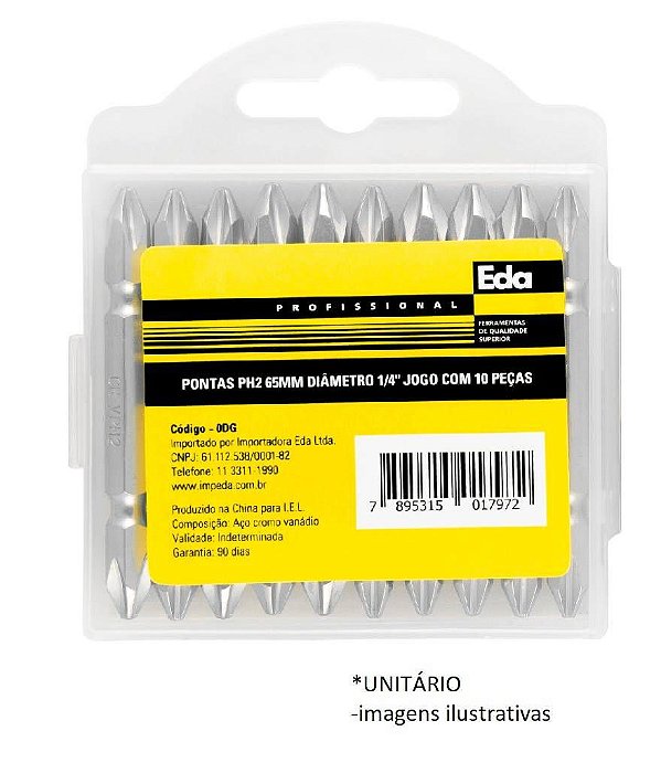 Pontas Duplas Philips Ph2 110mm 0dh - Eda Unitario
